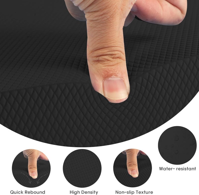 MBKHFLL Exercise Balance Pad，Balance Foam Mat for Physical Therapy Equipment & Strength Stability Training, Slip Resistant Foam Mat for Yoga, Pilates, Meditation，Gardening knee pads - Image 3